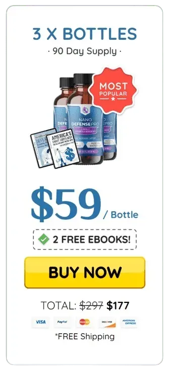 Nanodefense pro 3 bottles